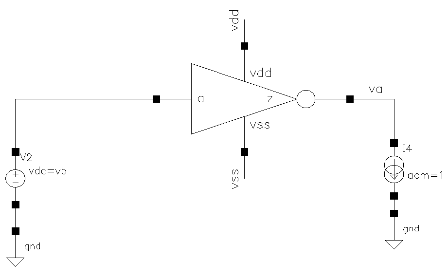 Capacitance Output Measurement testbench